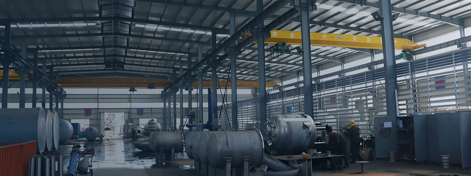 AirsCooler factory banner – air cooler shells and cores